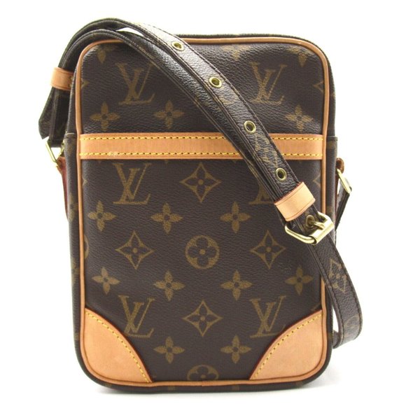 Danube Monogram Canvas Shoulder Crossbody Bag - Picture 1 of 9
